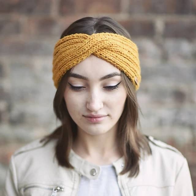 Twisted Turban Headband by North River Knits
