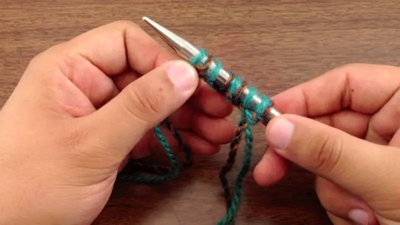 Woven Cable Knitting Stitch