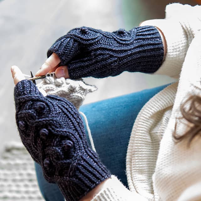 Campfire Stories Mitts by Kalurah Hudson