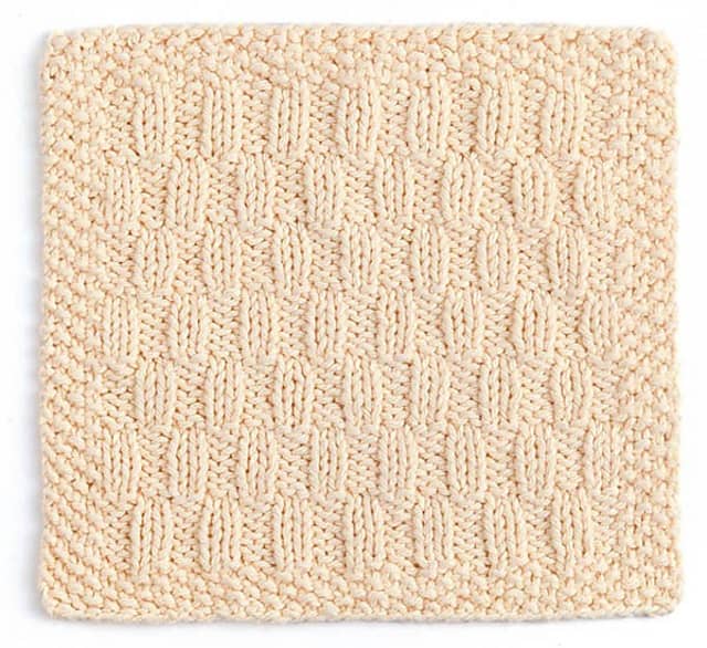 Elongated Rib Check Stitch