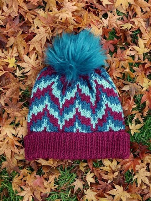 The Woah Bargello Hat by Anna Stephenson