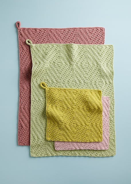 Tin Ceiling Washcloth + Hand Towel by Sandi Rosner