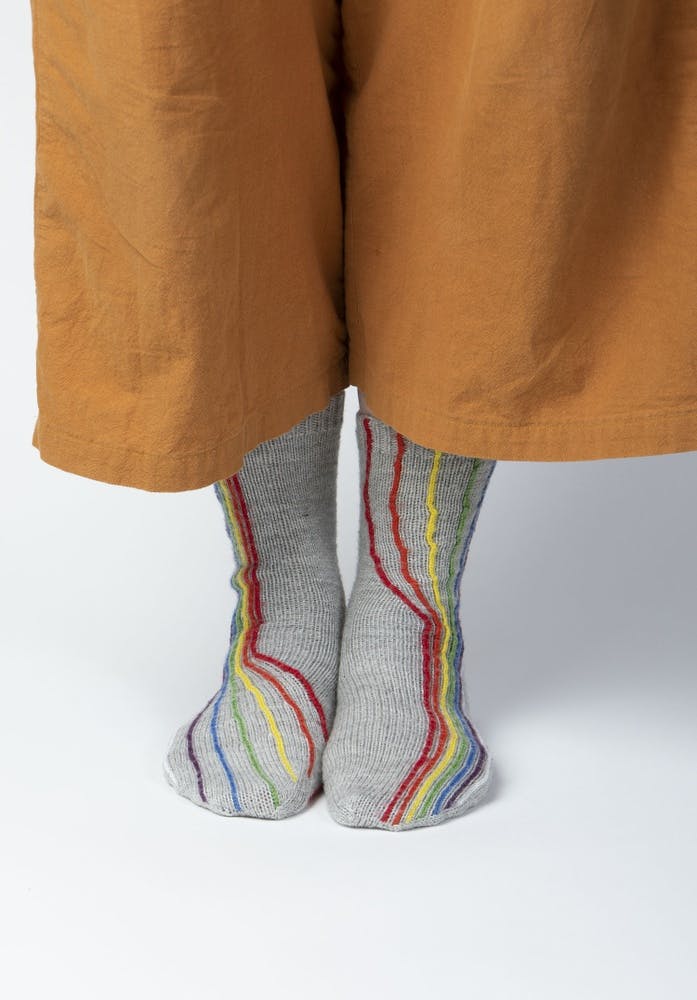 Refract Socks by Karen Hickland