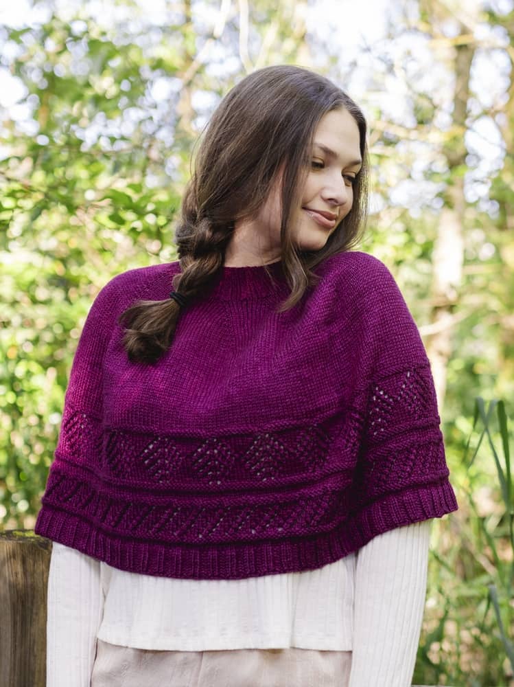 Sumire Poncho by Takako Takiguchi