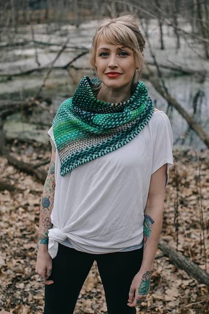 Echo Flower Shawl by Jenny Johnson Johnen