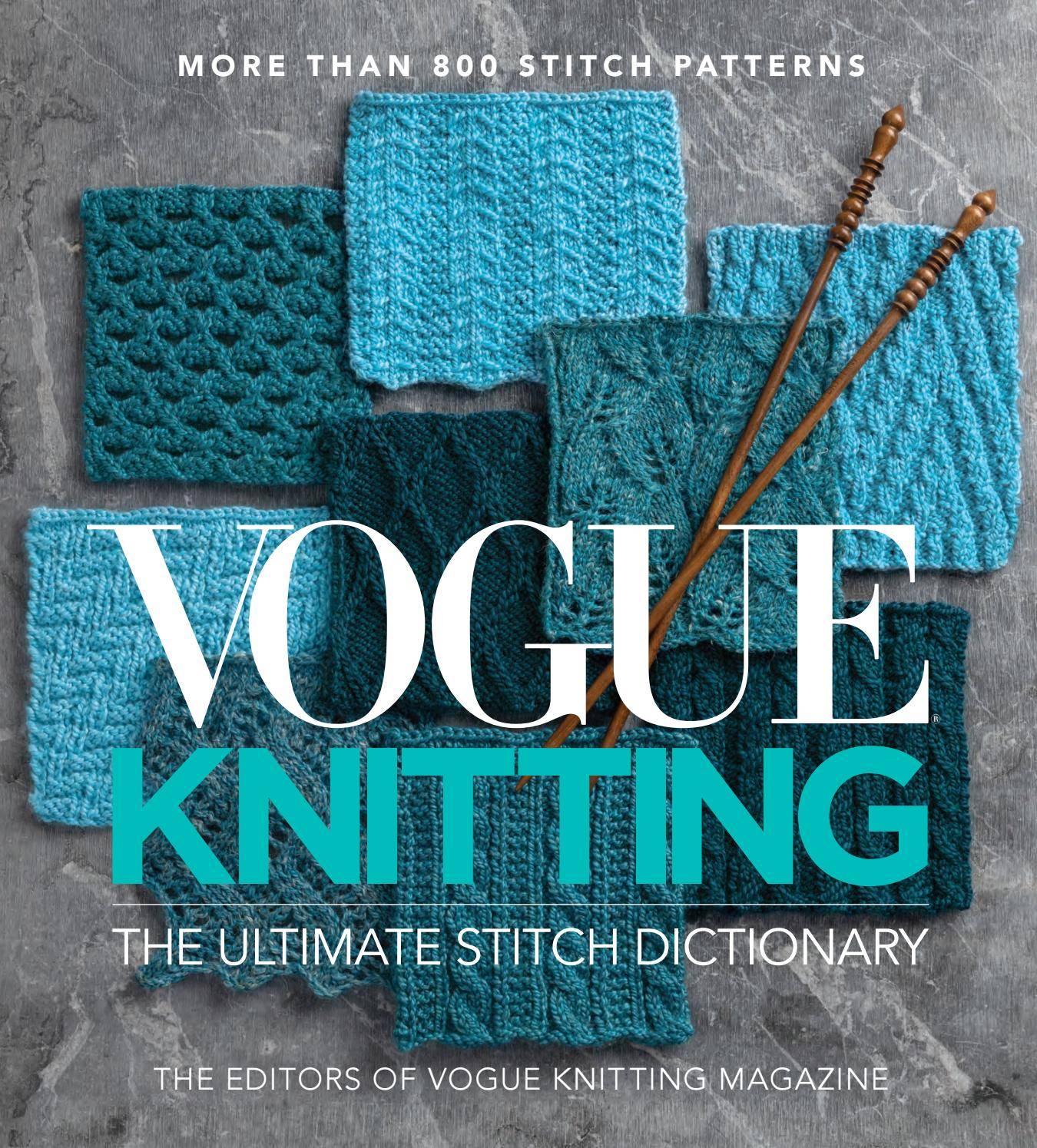 Vogue Knitting: The Ultimate Stitch Dictionary