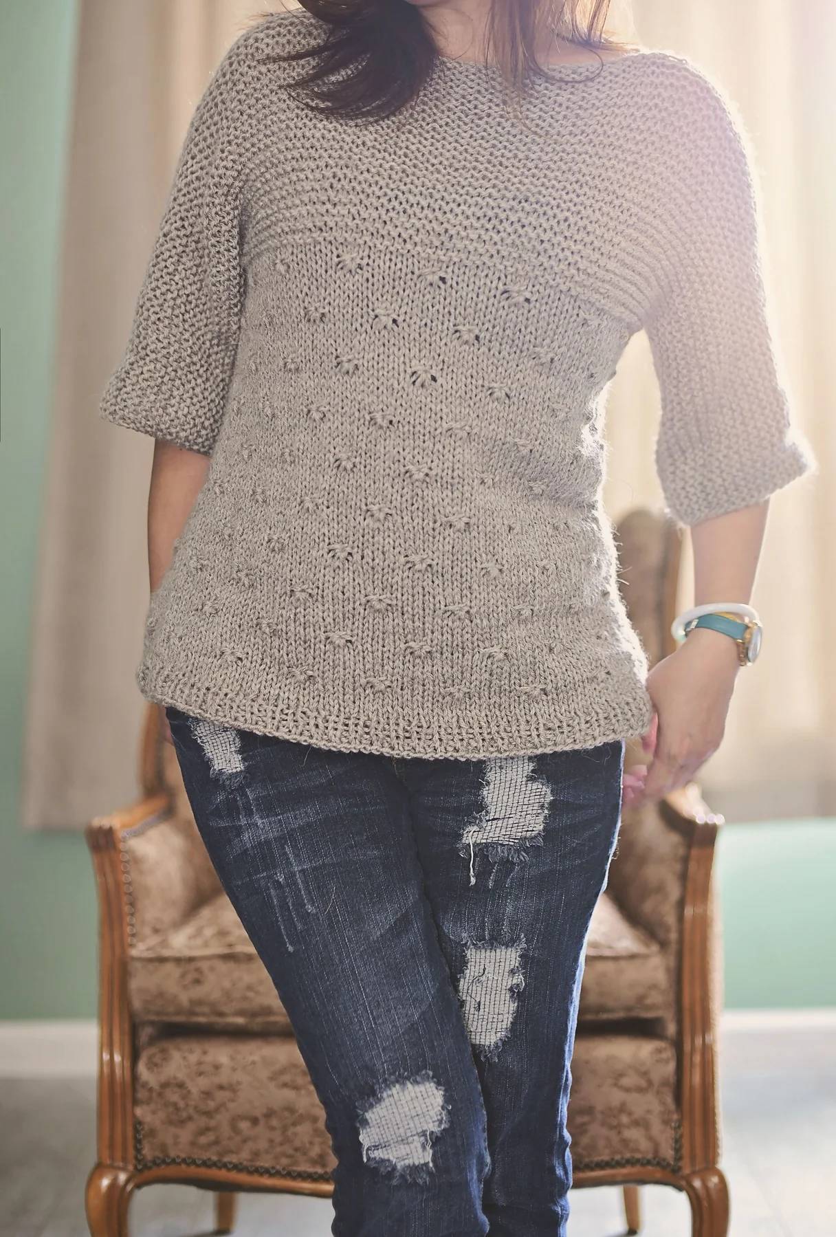 Knotted Pullover by Phanessa Fong