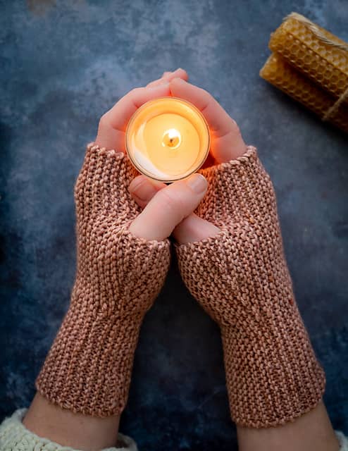 Garter Stitch Mitts by Ysolda Teague