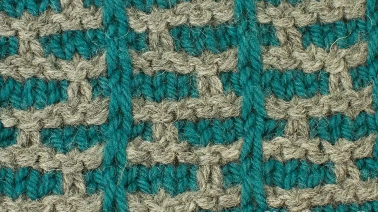 The Feather Diamond Lace Stitch