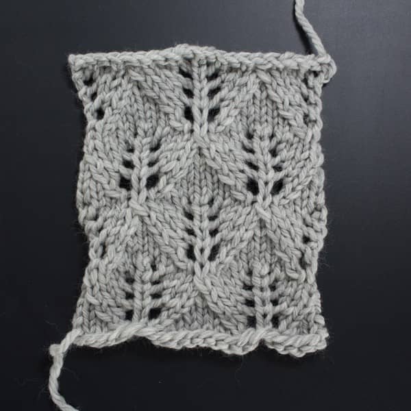 The Feather Diamond Lace Stitch