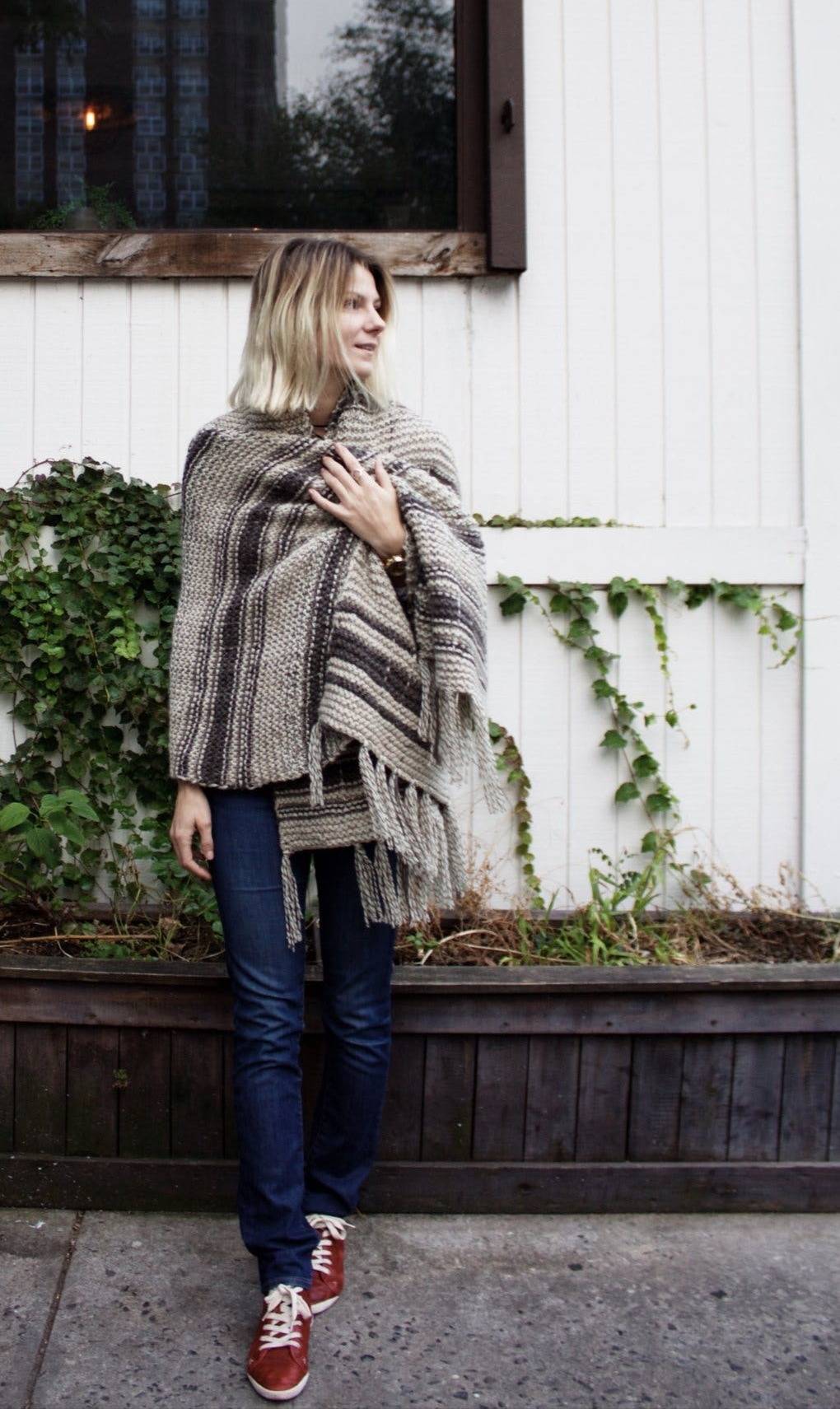 The Campfire Blanket Scarf by Alexandra Tavel