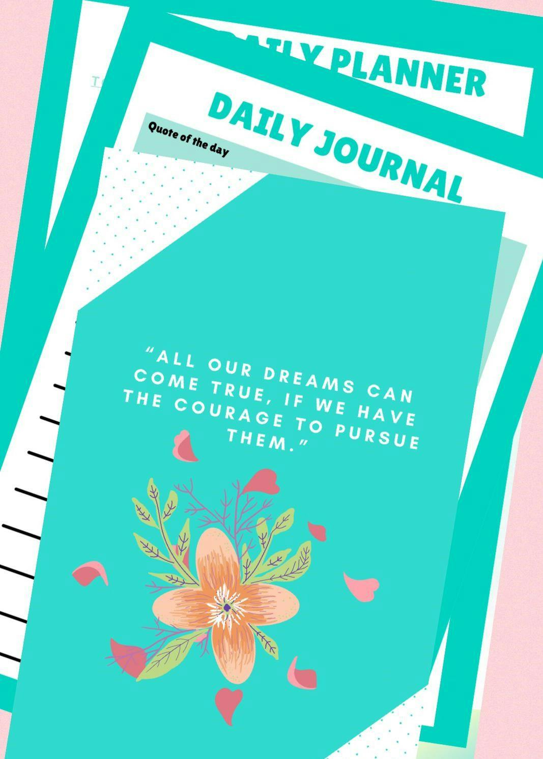 Get my free daily journal templates