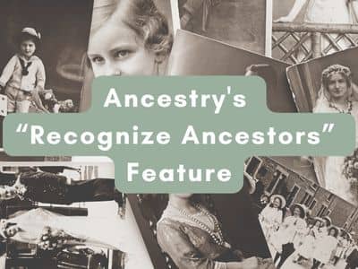 Scattering of old family photos in black and white