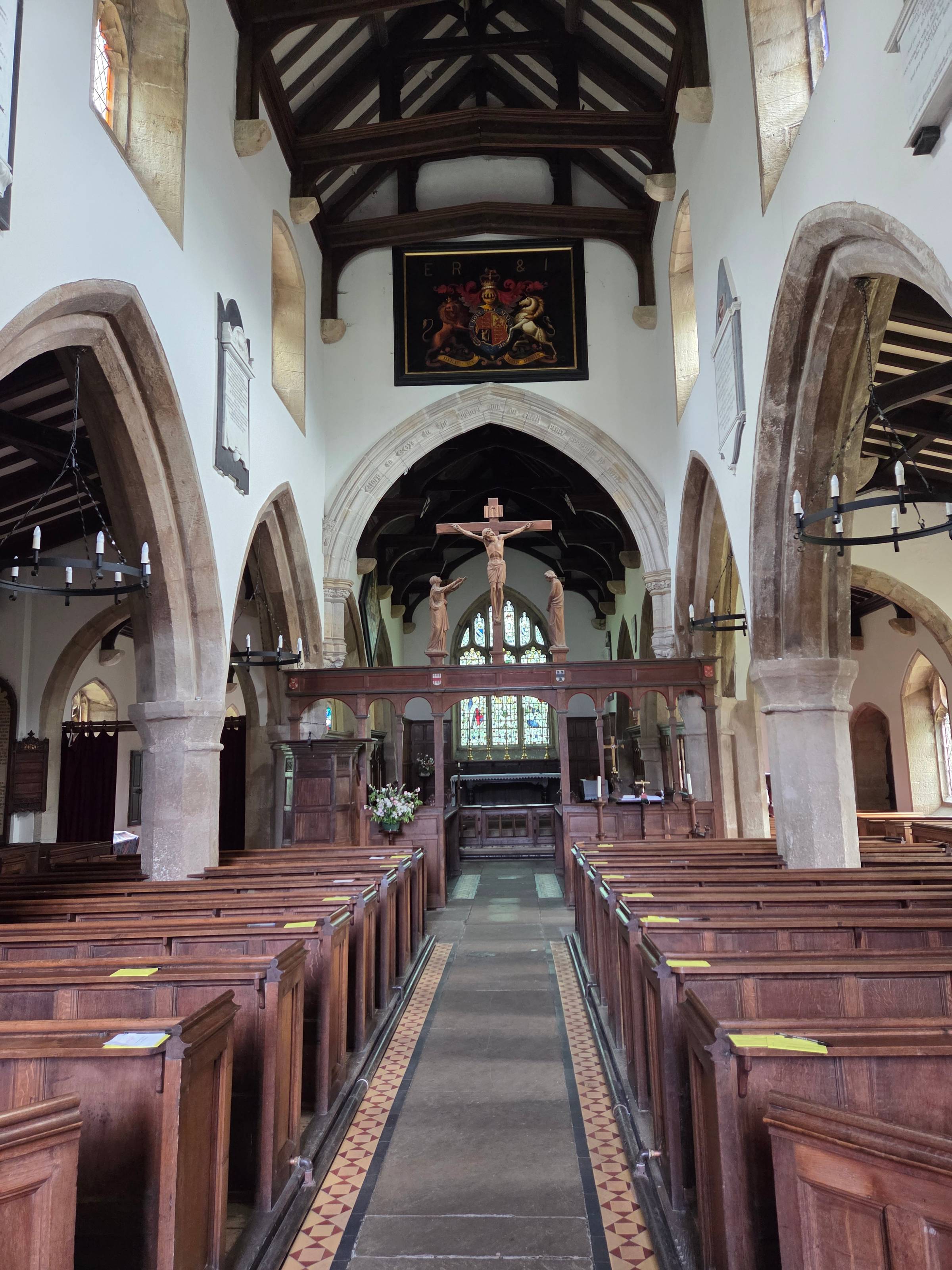 Ancient church in England with Norman features