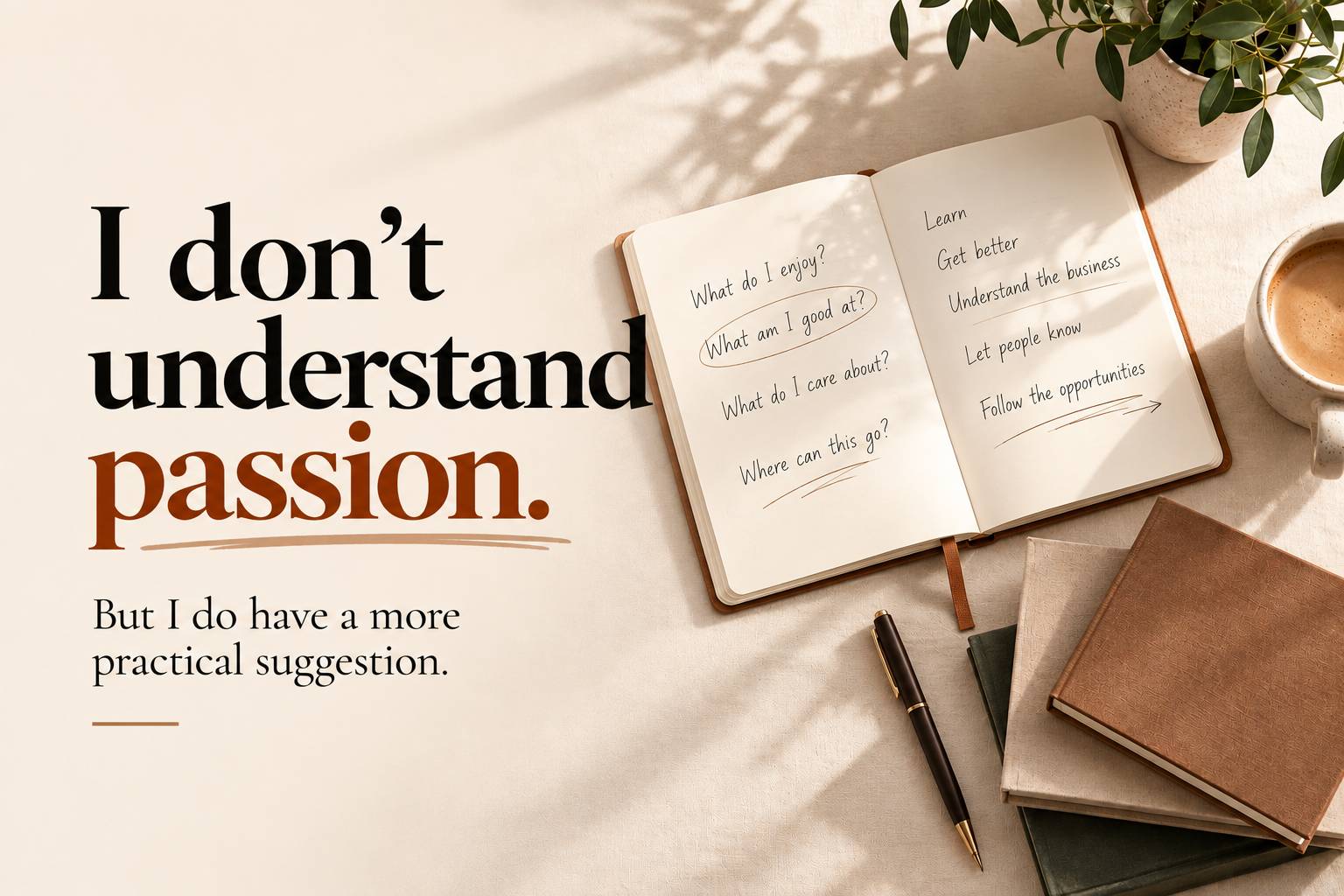 I don't understand passion