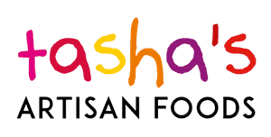 logo for tasha's artisan foods