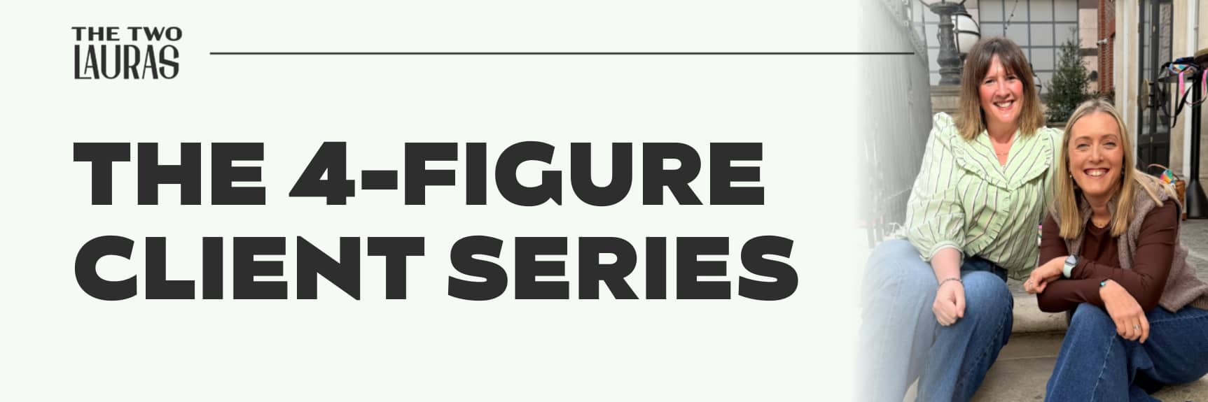 The 4 figure client series banner