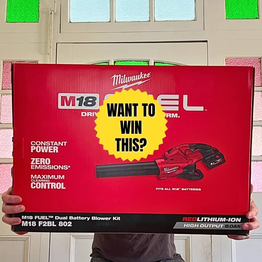 WIN A MILWAUKEE LEAF BLOWER