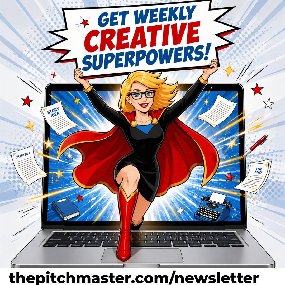 Subscribe to The Pitch Master newsletter to get your weekly dose of creative superpowers!  thepitchmaster.com/newsletter