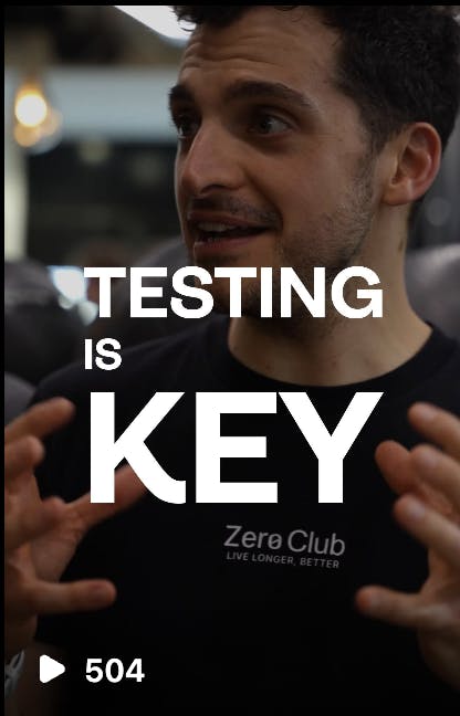 testing is key