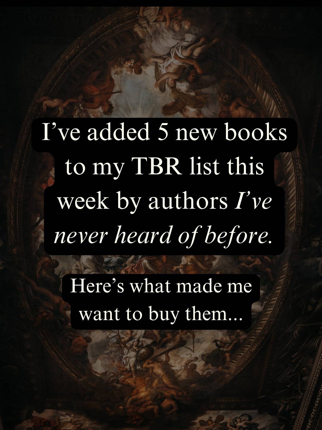 I added these books to my TBR list...

Your biggest takeaways as an author:

📣 Keep shouting about your book even if it feels like you're repeating yourself (all it takes is one person, to see one good post).

💭 Do your due diligence. What elements of your book are connection points worth talking about? What is your dream reader looking for?

💕 It feels hard and exhausting right now, but social media *does* work to sell books.

My biggest takeaway????

That I need to stay offline for the sake of my trembling TBR list 😳😂

Katie xx

_____________________

Authors & books mentioned:

@houseofrandall - Curses, Keys and Broken Societies 
@autumn_krause - The Gods Will Sing Our Song
@authorelaynargallea - A Game of Love and Betrayal
@lexieaxon - Viper & Lilies 
@authorlogankarlie - Dream by the Shadows
