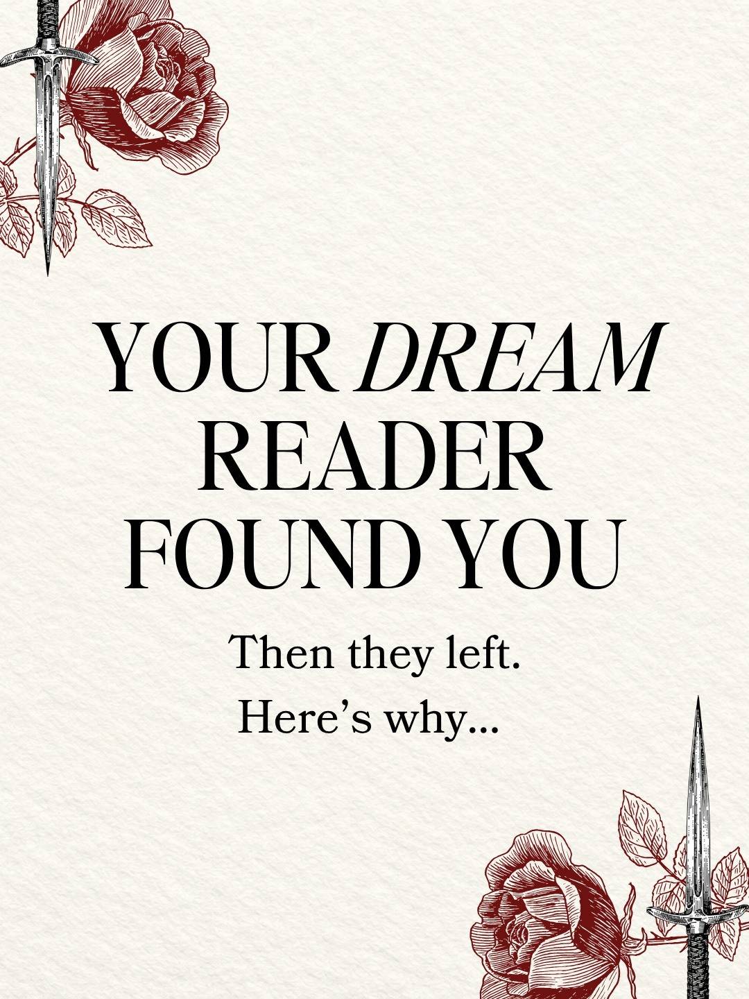 When they landed on your page:

They saw you have a book
They saw you holding the book
They saw the cover
They saw you writing the book

What have they learned?

That you’re an author.

But they’re not connecting to the story you wrote.
They don’t know why they need it.
They don’t know what it’s about
They don’t know if they’re going to like it.

And that means they’ll be unlikely to pick it up.

Next time you sit down to create content:

1. Start by writing down three things your book is about (I call these entry points).

2. Use a video of you signing your book, writing, walking etc.

3. Add text over the top, something like “I heard you’re obsessed with Gerallt from the Witcher and dragons so I wrote (insert your book here).” 

4. Post it, use a different video clip, tweak the wording and post again in a few days.

Every single person who lands on your page and doesn’t buy isn’t a stranger who’s not interested.

They were your dream reader who was already interested but left when they couldn’t find what they were looking for.

Use these steps, introduce your book to them properly. 

They’re looking for it, 

but they won’t know they found it until you tell them what it’s about.

Katie x