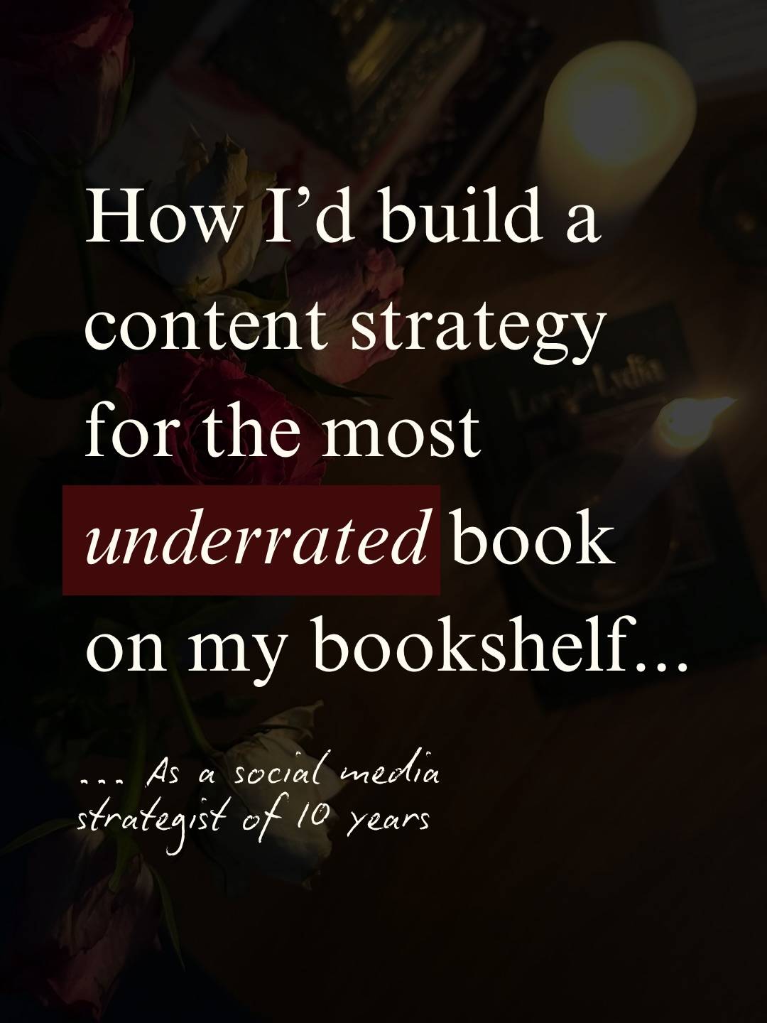I’ll forever be the girl who takes a chance on a library book with no prior research - and this one paid off 🐉 💃🏻

Together We Burn was a 4* read for me, and so I couldn’t resist getting my strategic lil brain stuck in, and show you how I would market this gorgeous book if it were my own. 

Step 1 - I deep (and I mean deeep) dived into the dream reader for this book.

Step 2 - I then researched the entry points of the story (parts of the story that would hook in a reader looking for a book like this one, and hooked me while reading it).

Step 3 - I got clear on exactly what I wanted each post to do (attract new readers, build relationships or sell the book/get arc sign ups).

Step 4 - I used my findings from step 1-3 (and researched posts that are performing well right now) to draft post ideas and hooks, assigning each one a mission from step 3.

Step 5 - I then built a posting schedule based on current goals (new eyes, more trust, a launch).

Building this out was so much fun! Don’t forget to save it and use the framework to help you market your own stories. 

Katie xx

***This is my independent marketing take as a fan meant as a demonstration, not an official campaign or a claim of working with the author, Isabel Ibanez.***
