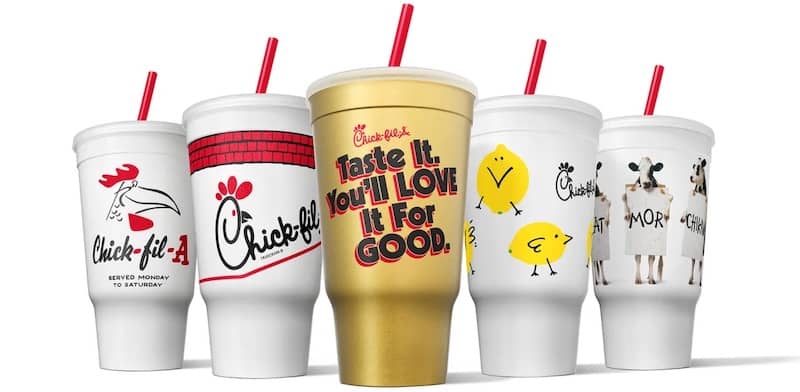 Chick-fil-A Anniversary Cups