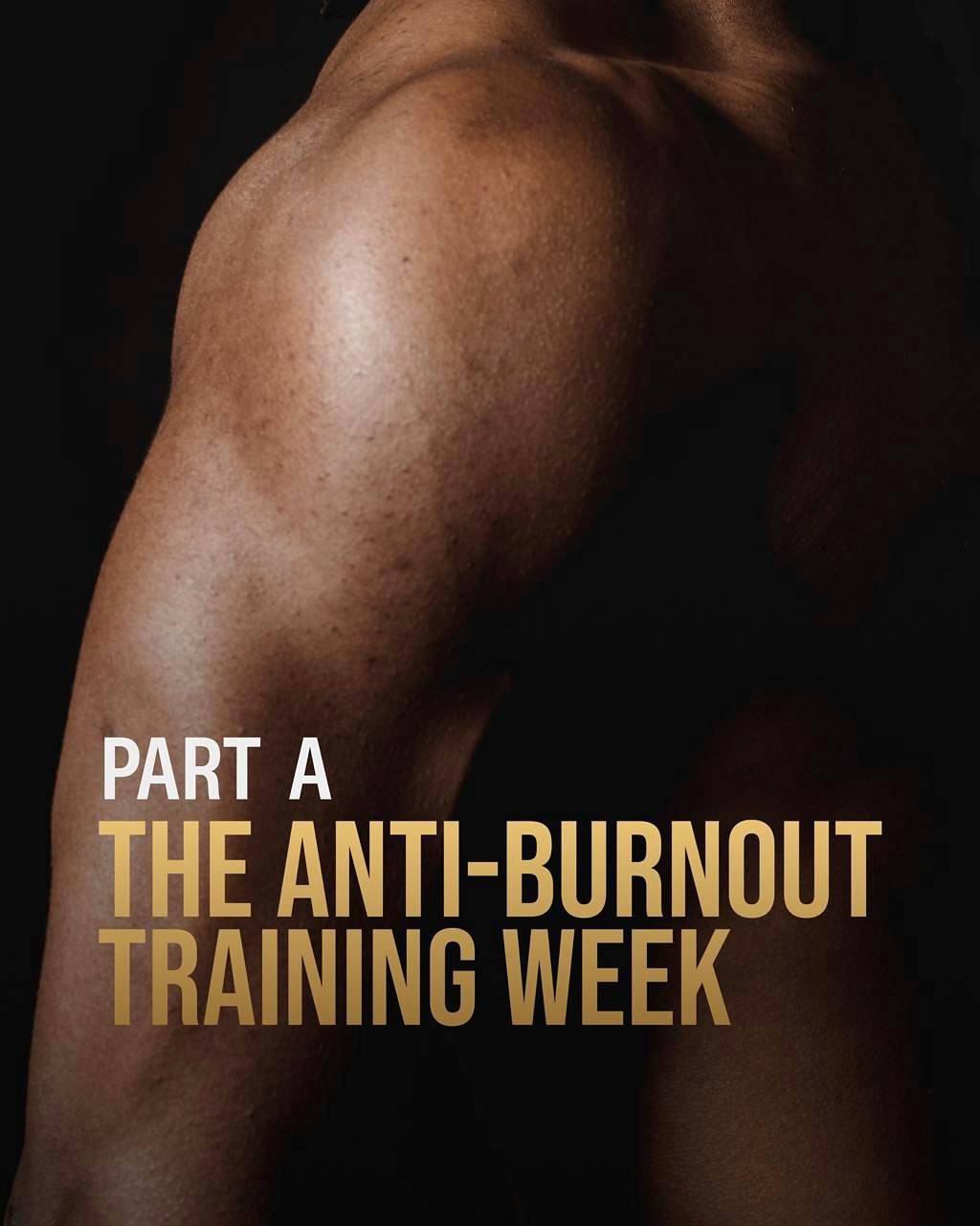 The Anti-Burnout Training Week – PART A
Train with intensity. Recover with intent. Win every week.

Most training programs are built around what the body can do, not what the body can recover from. That works when you’re young, resilient, and running on testosterone and arrogance.
But after 35, recovery becomes the limiter.

The question is no longer:
“How much can I train?”

It’s:
“How much can I recover from — consistently?”
Because that’s what determines:
• Progress
• Sustainability
• Injury risk
• Hormonal health
• And ultimately… how long you stay in the game
Most aging athletes don’t fail because of undertraining.

They fail because they’re stacking high-intensity sessions back to back, with poor sleep, real-life stress, and no recovery strategy.
That’s why we created the Anti-Burnout Training Week — a rhythm built to support high output without frying your nervous system.
 
The Old Model (That Fails)
Mon – Legs
Tue – Chest + Tris
Wed – HIIT
Thu – Back + Bis
Fri – Metcon + Arms
Sat – Cardio
Sun – Maybe a walk
Total CNS fatigue
No joint protection
No aerobic base
No power
No recovery days
It’s not training. It’s erosion.
 
The ETP Model: The Anti-Burnout Training Week
Day
Focus
Monday
Lower Body Strength + Isometrics
Tuesday
Mobility + Zone 2 Aerobic
Wednesday
Upper Body Strength + Core Isometrics
Thursday
Breathing, Mobility & Recovery
Friday
Power & Speed + Pulling Strength
Saturday
Optional Aerobic Flow / Mobility
Sunday
Full Rest

Continued in the carousel!