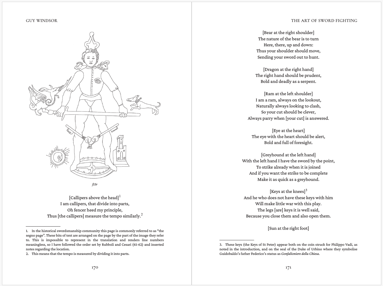 Image from The Art of Sword Fighting, page 170