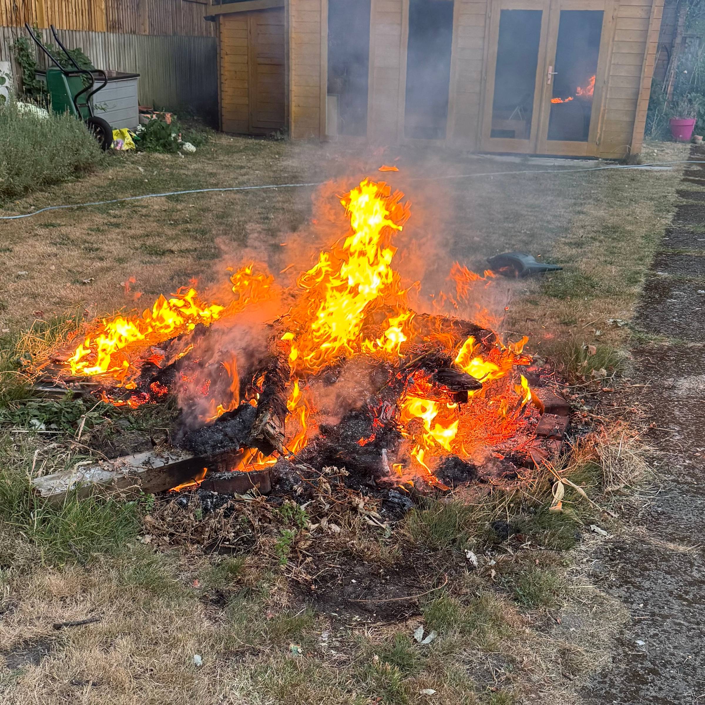 A bonfire