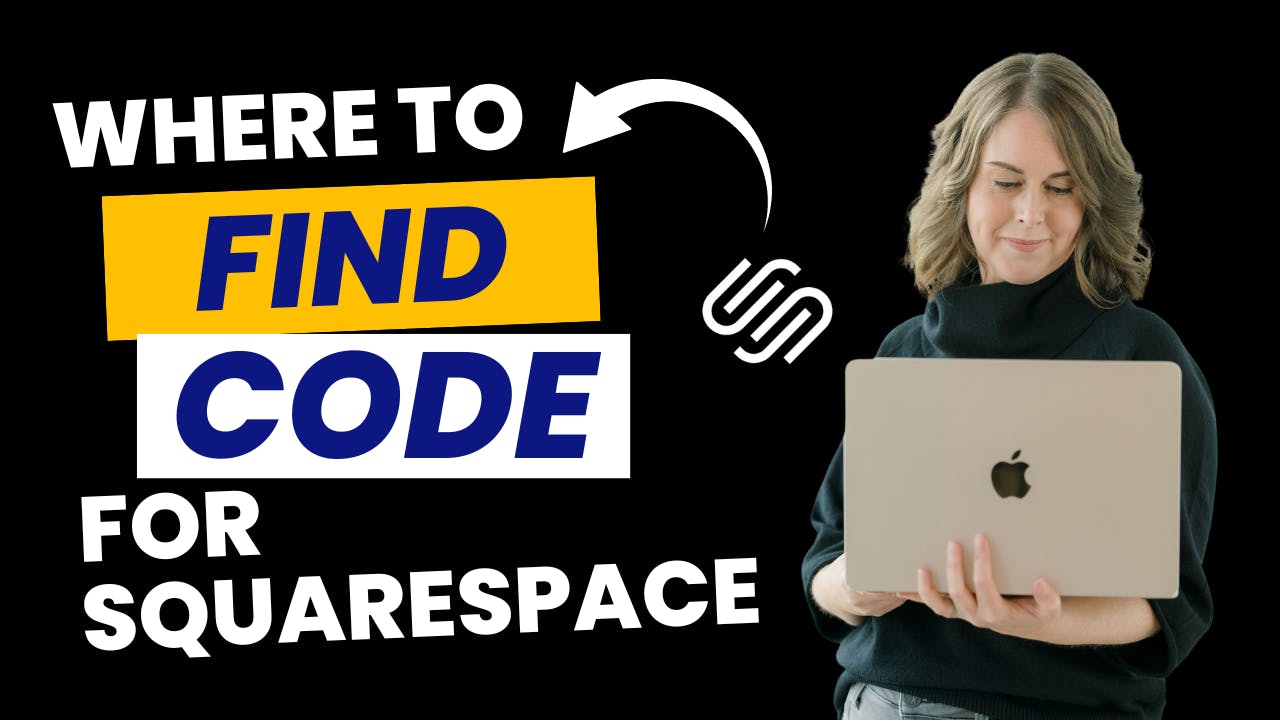 where to find code for Squarespace