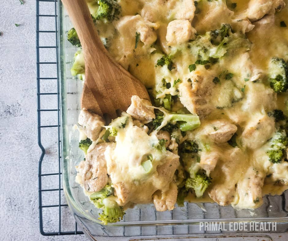 cheesy broccoli chicken casserole