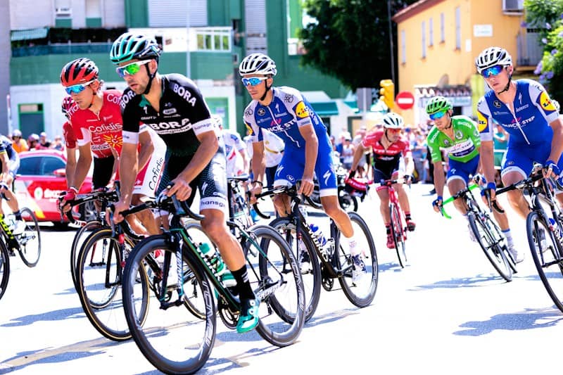 bike race on street during daytime