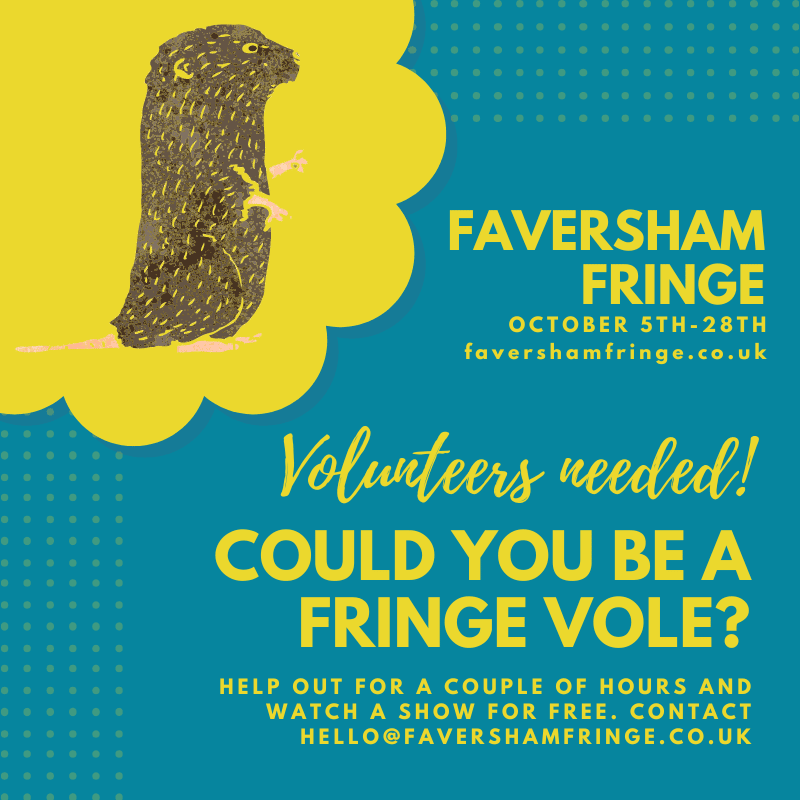 Video of the printed Faversham Fringe programme as a digital flipbook. Sound of pages being turned.