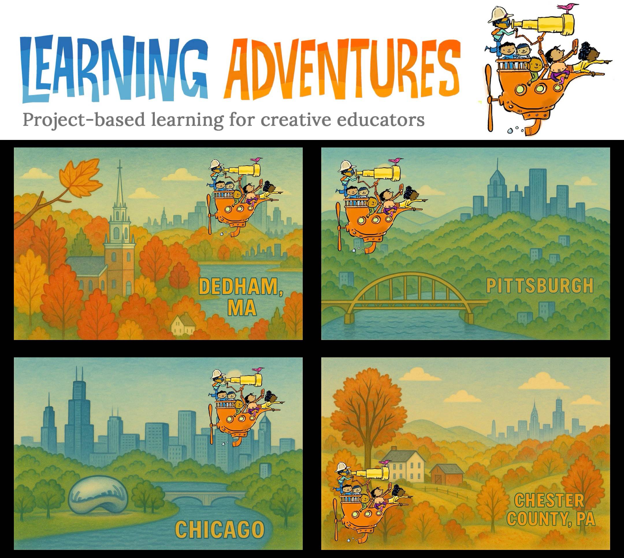learning adventure tour graphic