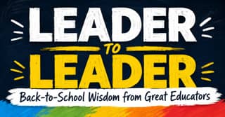 Leader to Leader inspiration