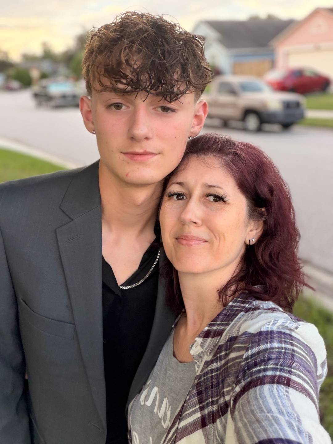 Me and my handsome youngest selfie style