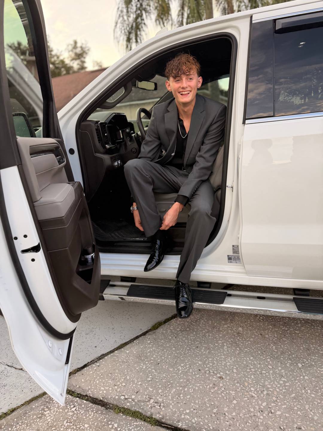 My handsome youngest for Hoco. 