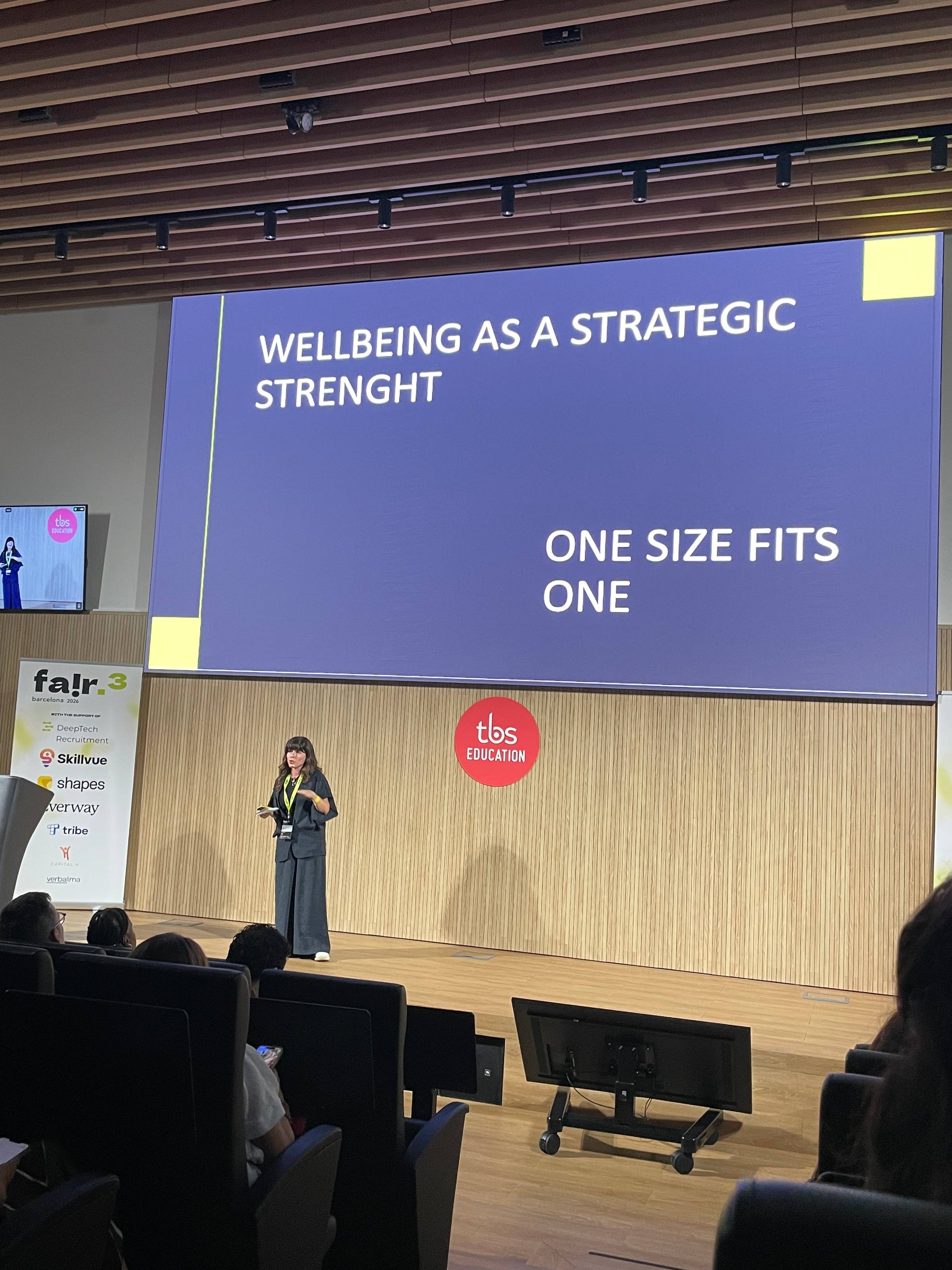 Martina Ercoli on designing wellbeing into the way we work, on stage atFAIR 2026.
