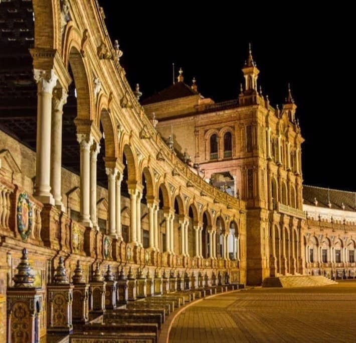 a large ornate building with columns