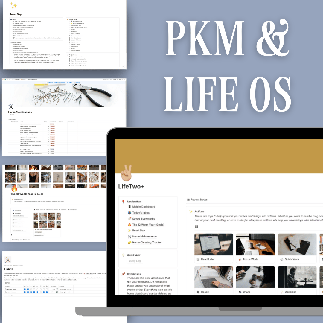 LifeTwo - A Notion Template System