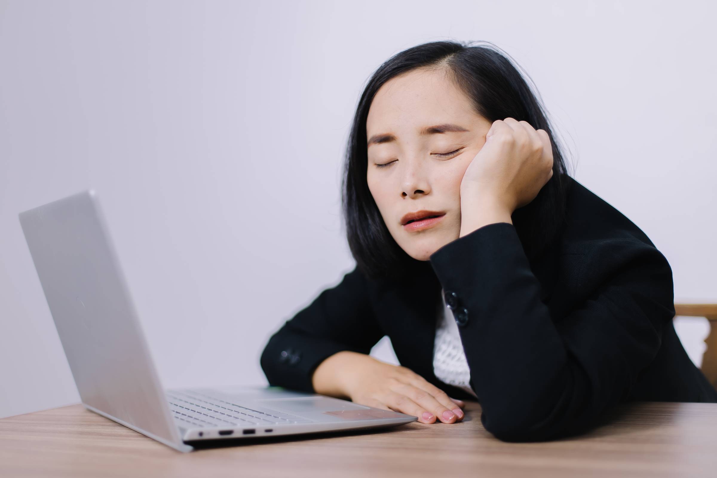 Falling asleep at computer