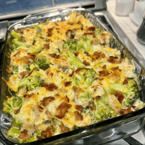 Chicken Bacon Ranch Casserole