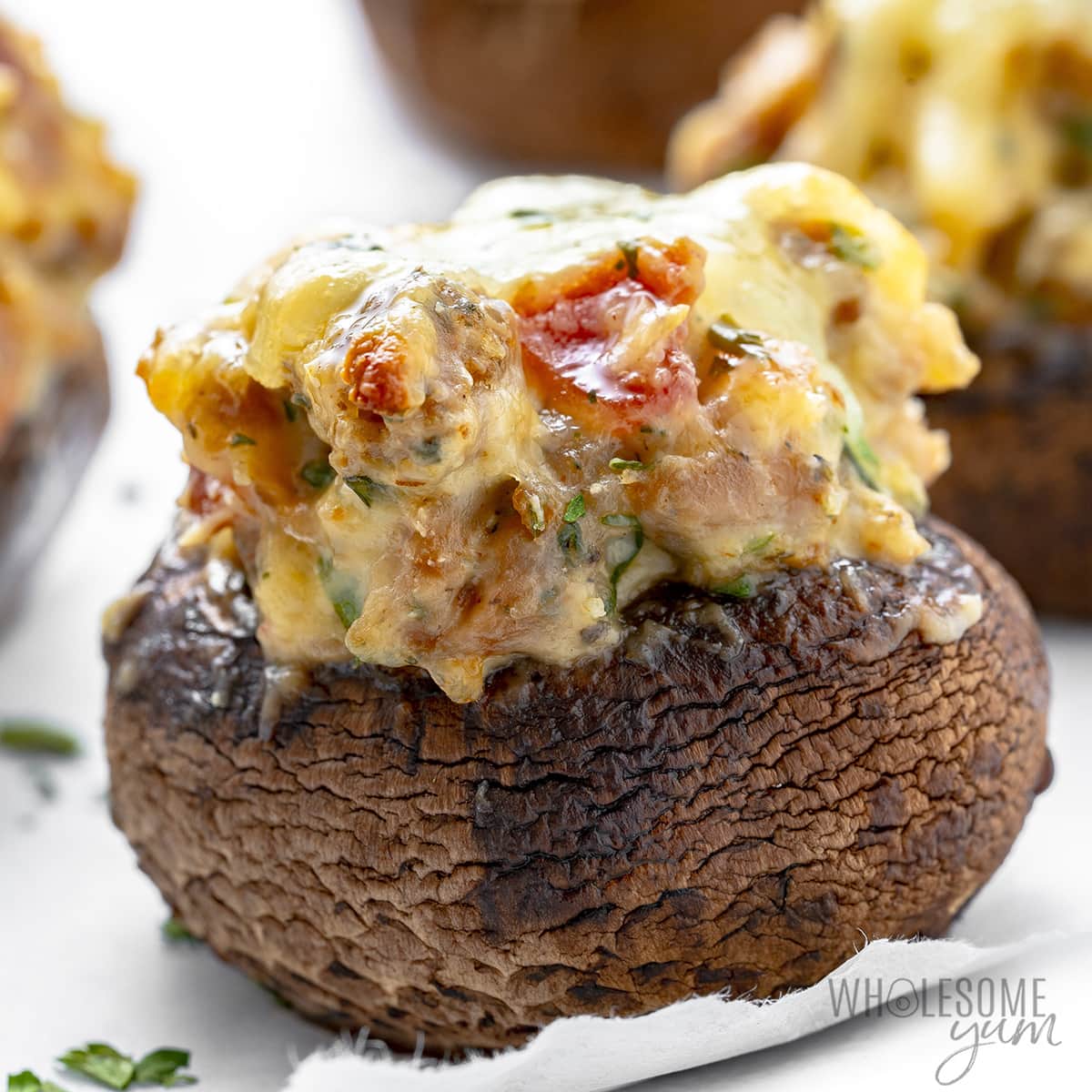 Keto Stuffed Mushrooms