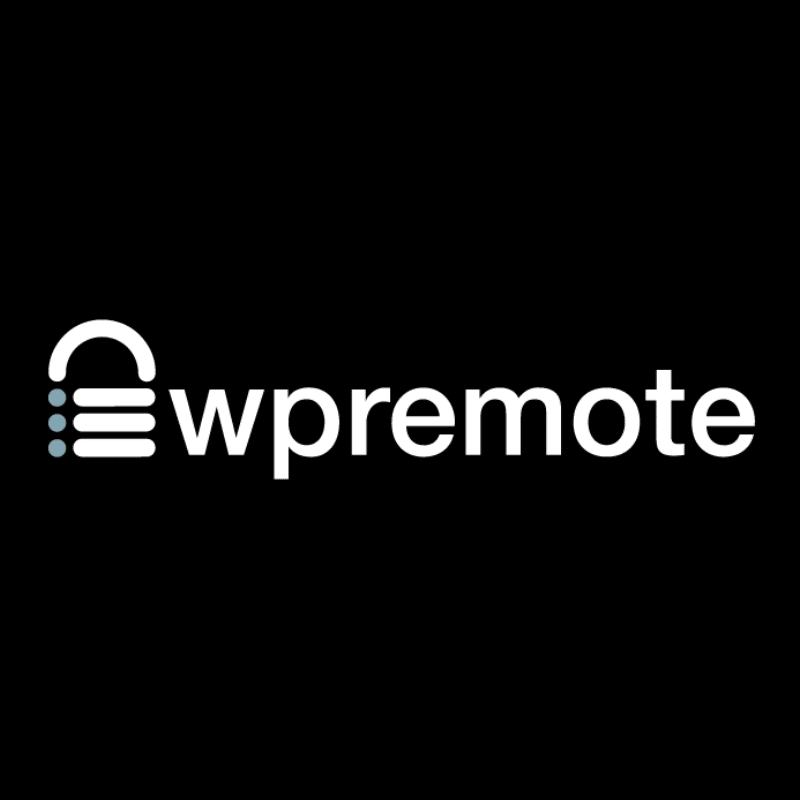 WP remote logo - the logo looks like a lock