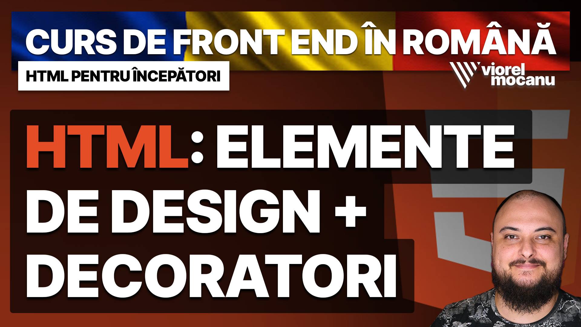 Un nou video din cursul gratuit de Front End Development în Român?