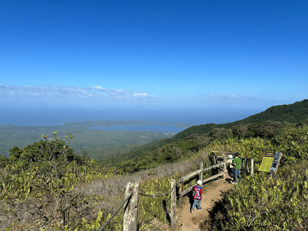 View overlooking Nicaragua's Isletas and Lake Nicaragua