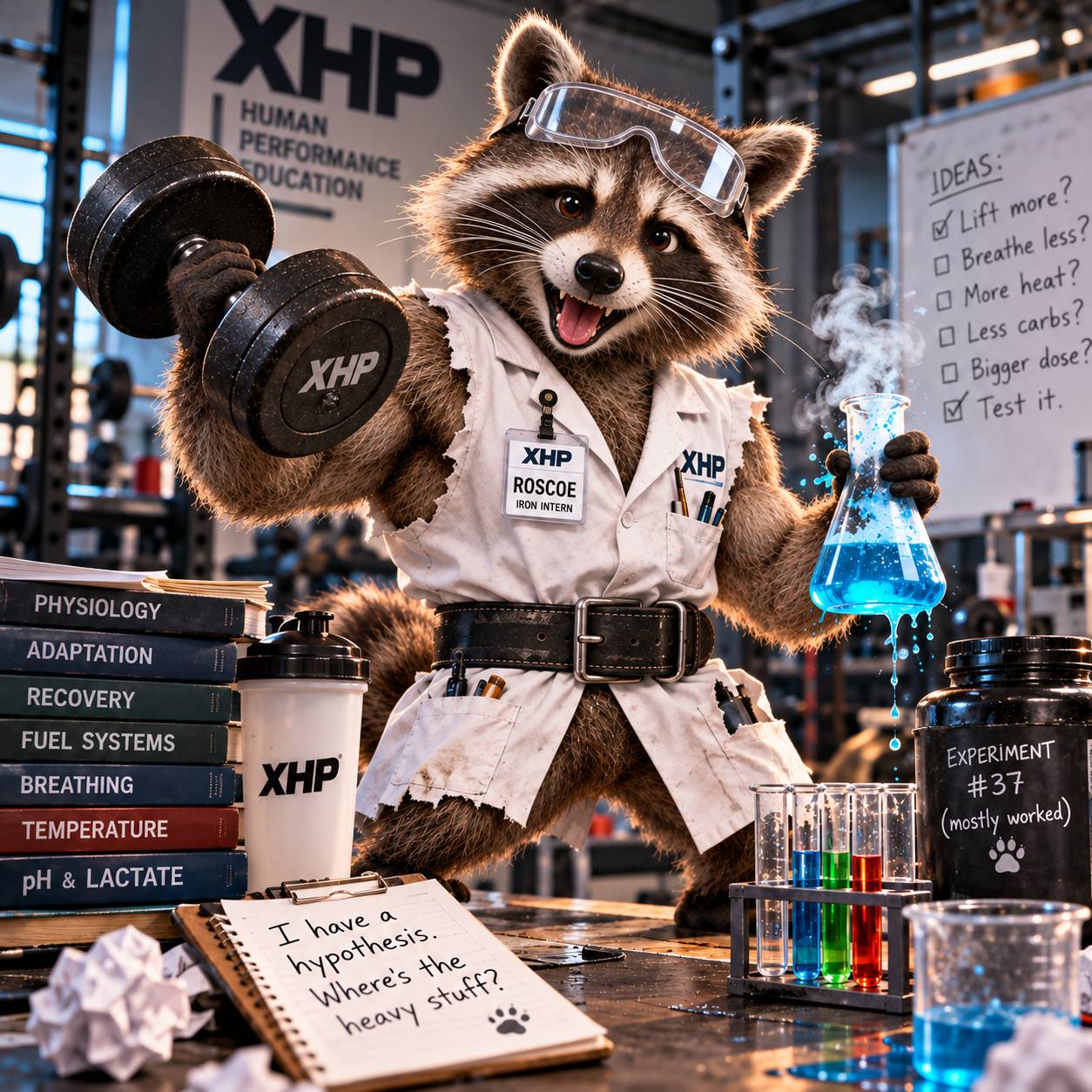 Roscoe’s XHP Lab Workout Experiment