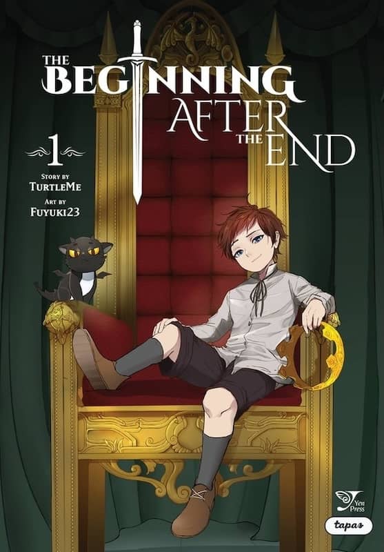 book cover for The Beginning After the End: Volume 1 written by Turtleme with art by Fuyuki23